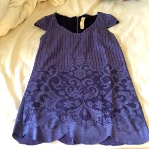 Purple Free People mini dress sz 0